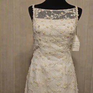 Stephen Yearick Ivory Floral Wedding Dress 6